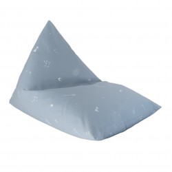 Pouf enfant Berlingot Bleu Astronaute