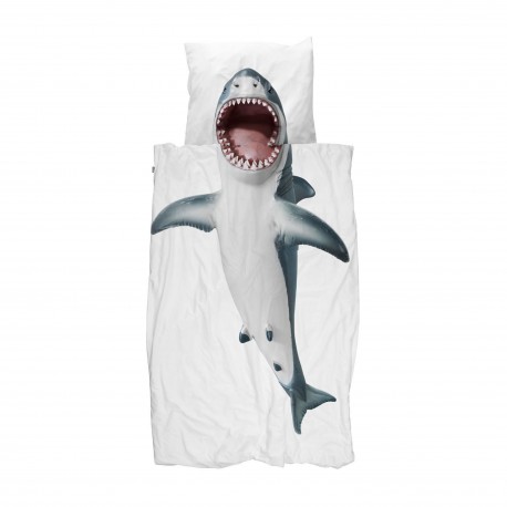 Parrure de lit enfant housse de couette Requin