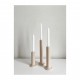 3 chandeliers vases en bois
