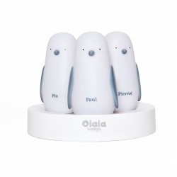 Veilleuses Trio pinguoin rechargeable