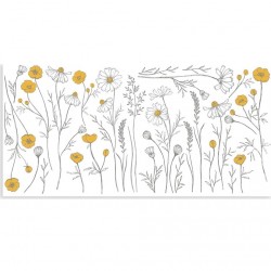 Sticker mural XXL - Fleur des Champs - Deco Family