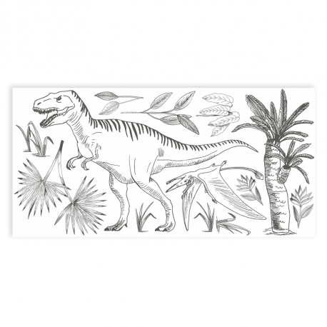Sticker mural XXL - Dinosaure 1