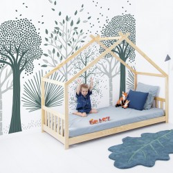 Décor mural - Arbres bleus