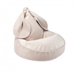 Fauteuil pouf enfant Lapin - Beige