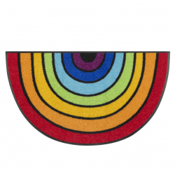 Paillasson Tapis de passage Semi circulaire - Rainbow
