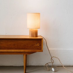 Lampe en bois - Hêtre naturel