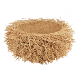 Panier vide poche en fibre naturelle de vétiver