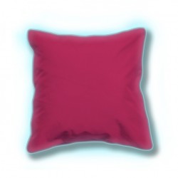 Coussin d'extérieur lumineux 80 x 80 cm - Rose Fushia - Deco Family