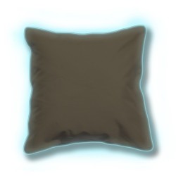 Coussin d'extérieur lumineux 80 x 80 cm - Taupe