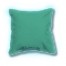 Coussin d'extérieur lumineux 80 x 80 cm - Bleu Turquoise