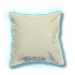 Coussin d'extérieur lumineux 80 x 80 cm - Beige