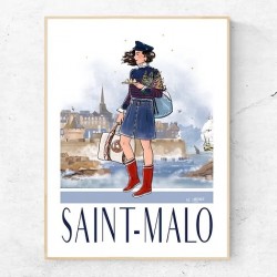 Affiche Madame - Saint-Malo