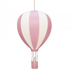 Suspension enfant - Montgolfière Rose