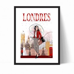 Affiche Madame - Londres
