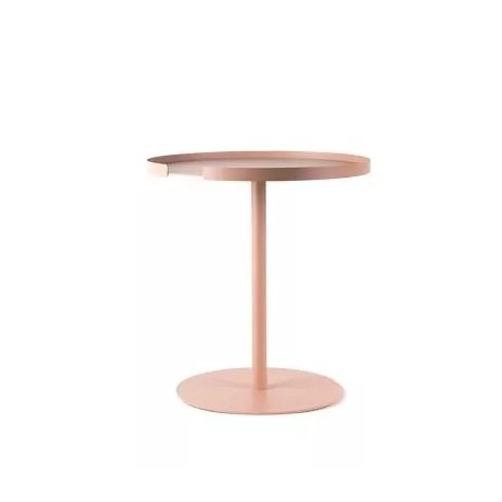 Table d'appoint ronde - Rose nude