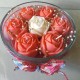 Bougie - Bouquet de roses