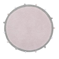 Tapis rond Bubbly Rose