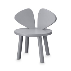 Chaise souris 2/5 ans - Gris