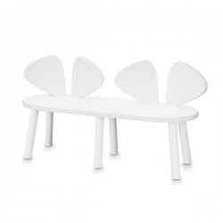 Banc Souris - Blanc