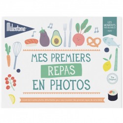 Cartes étapes - Mes premiers repas en photos